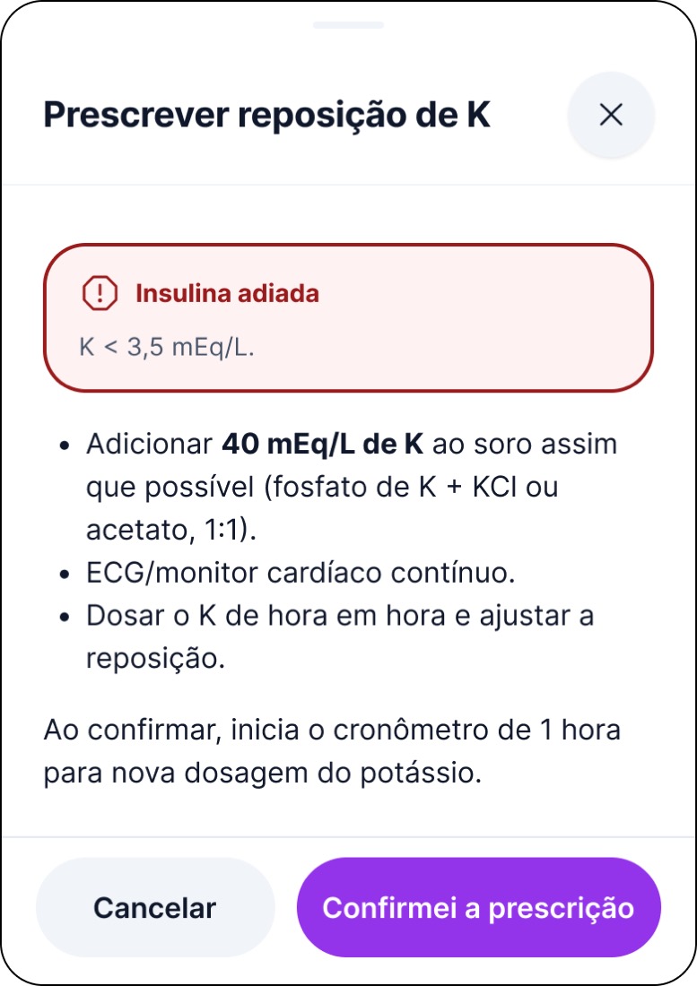Como estava · folha de K