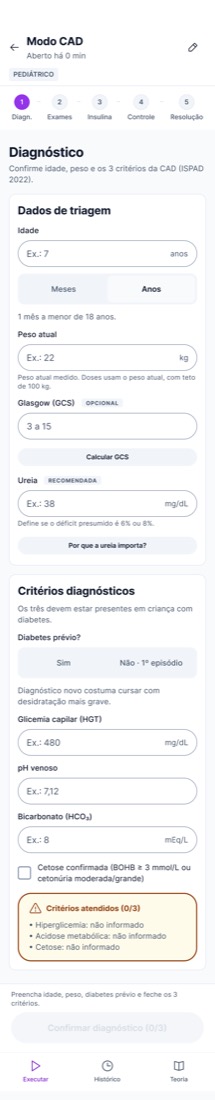 Como estava · Dados de triagem
