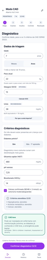 Como estava · CAD leve