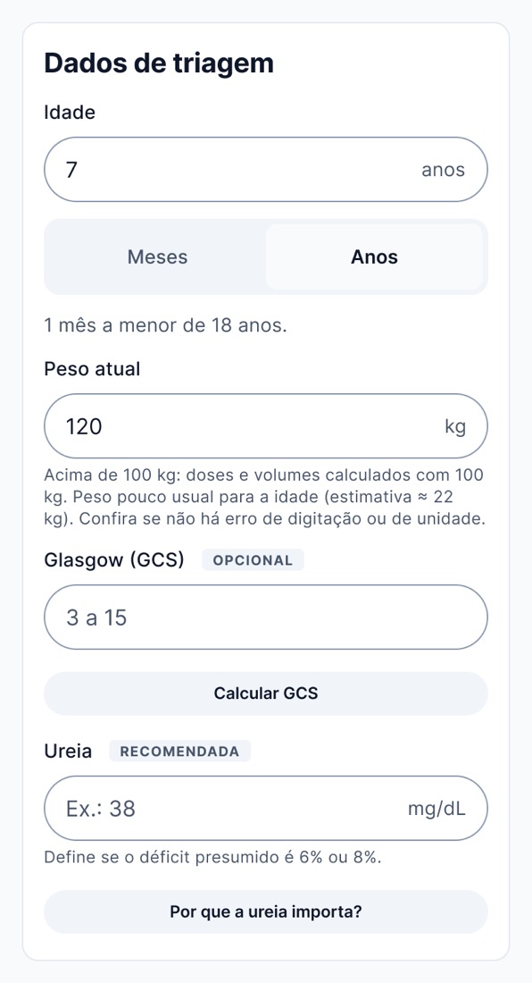 Como estava · peso 120 kg