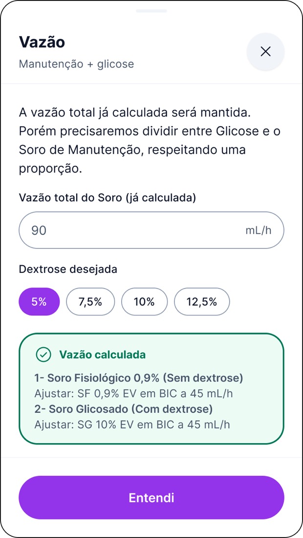 Como ficou · vazão das bolsas