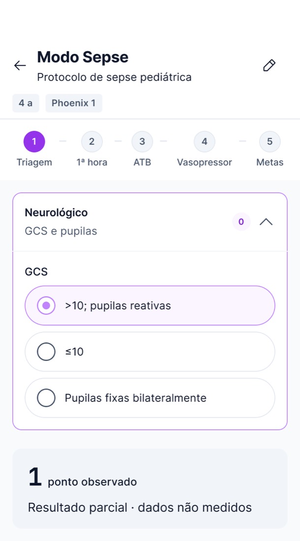 Como estava · Neurológico