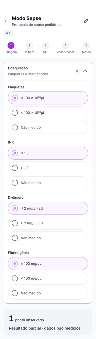 Como ficou · Coagulação